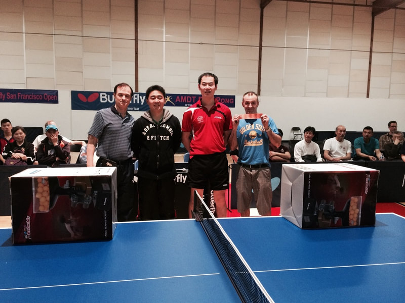 Our two winners for the Table tennis Robot Raffle